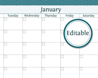 fillable month etsy fillable calendar template