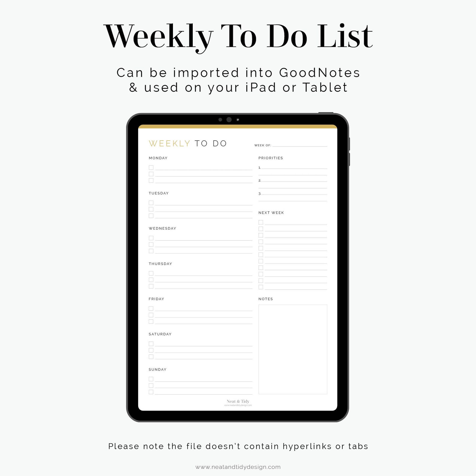 weekly-to-do-list-v3-fillable-printable-pdf-task-etsy
