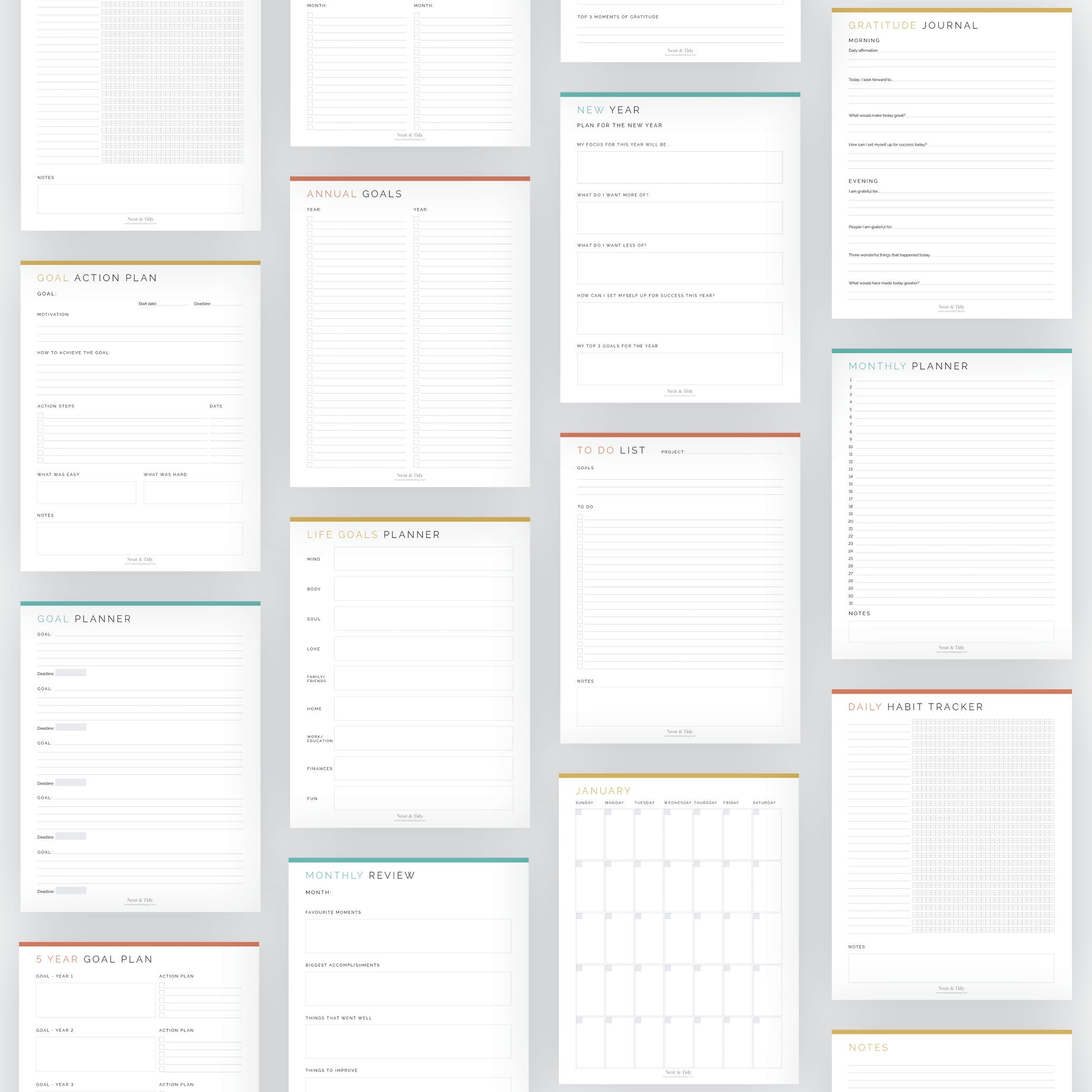 SMI Personal Success Planner(CD付き) Goal & Life Planner Kit (15 Documents) - Fillable