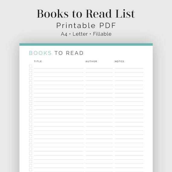 Textbooks towards Read through Checklist - Fillable - Printable PDF - Website visitors Package, Ebook Admirers - Prompt Obtain photograph about Books to Read Printable identify Guides towards Read through Checklist - Fillable - Printable PDF - Site visitors Package, Reserve Enthusiasts - Prompt Down load