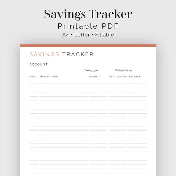 account tracker pdf