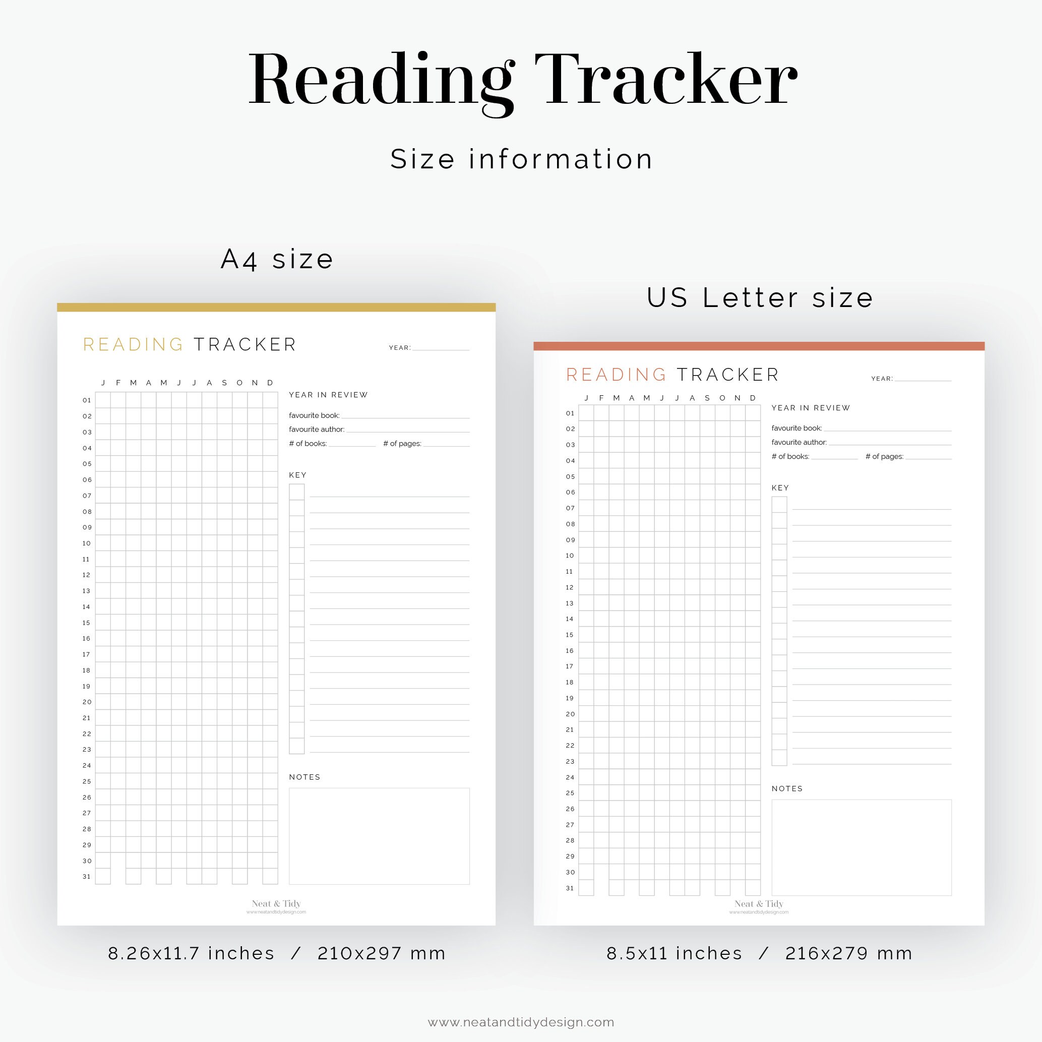 Reading Tracker Fillable Printable PDF Readers Kit, Book Lovers Instant ...