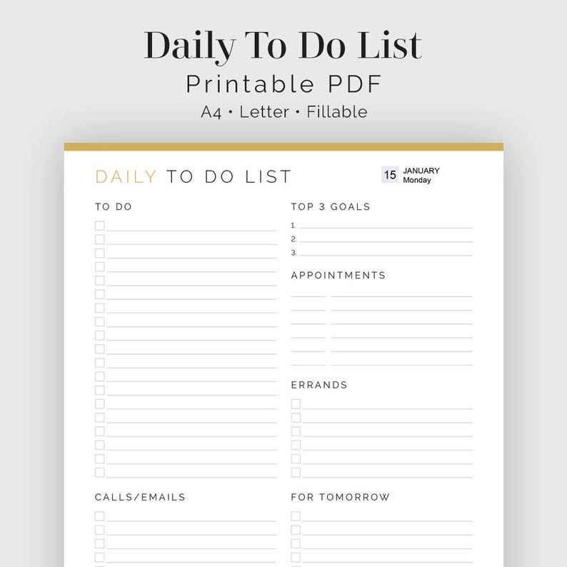 todo checklist todo checklist