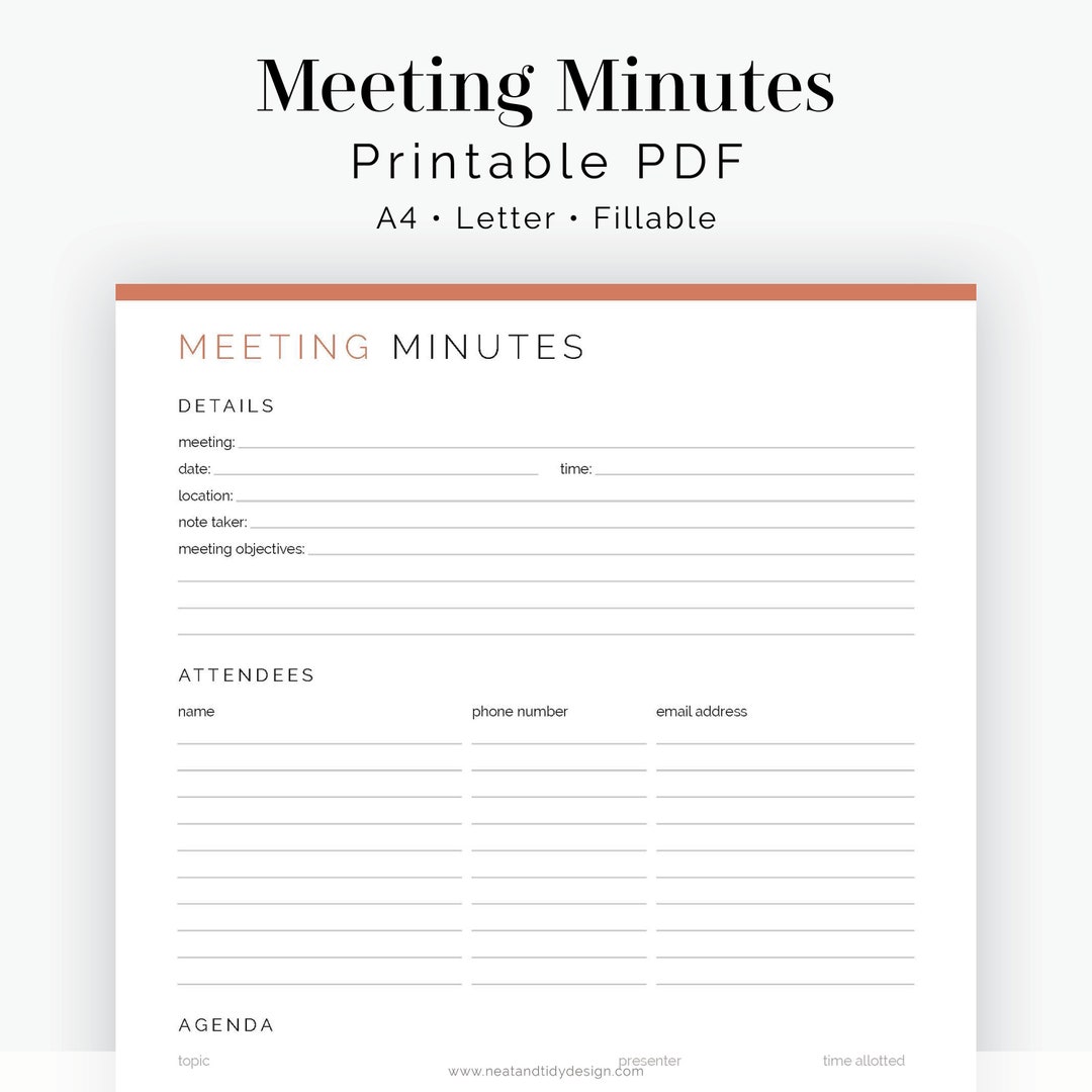 Meeting Minutes Fillable Business Planner, Meeting Management, Meeting Notes Printable PDF 3 Colours Instant Download - Etsy meeting-minutes-fillable-business-planner-meeting-management-meeting-notes-printable-pdf-3-colours-instant-download-etsy