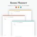 Room Planner Fillable Moving Planner Printable Organizational PDF 3 ...