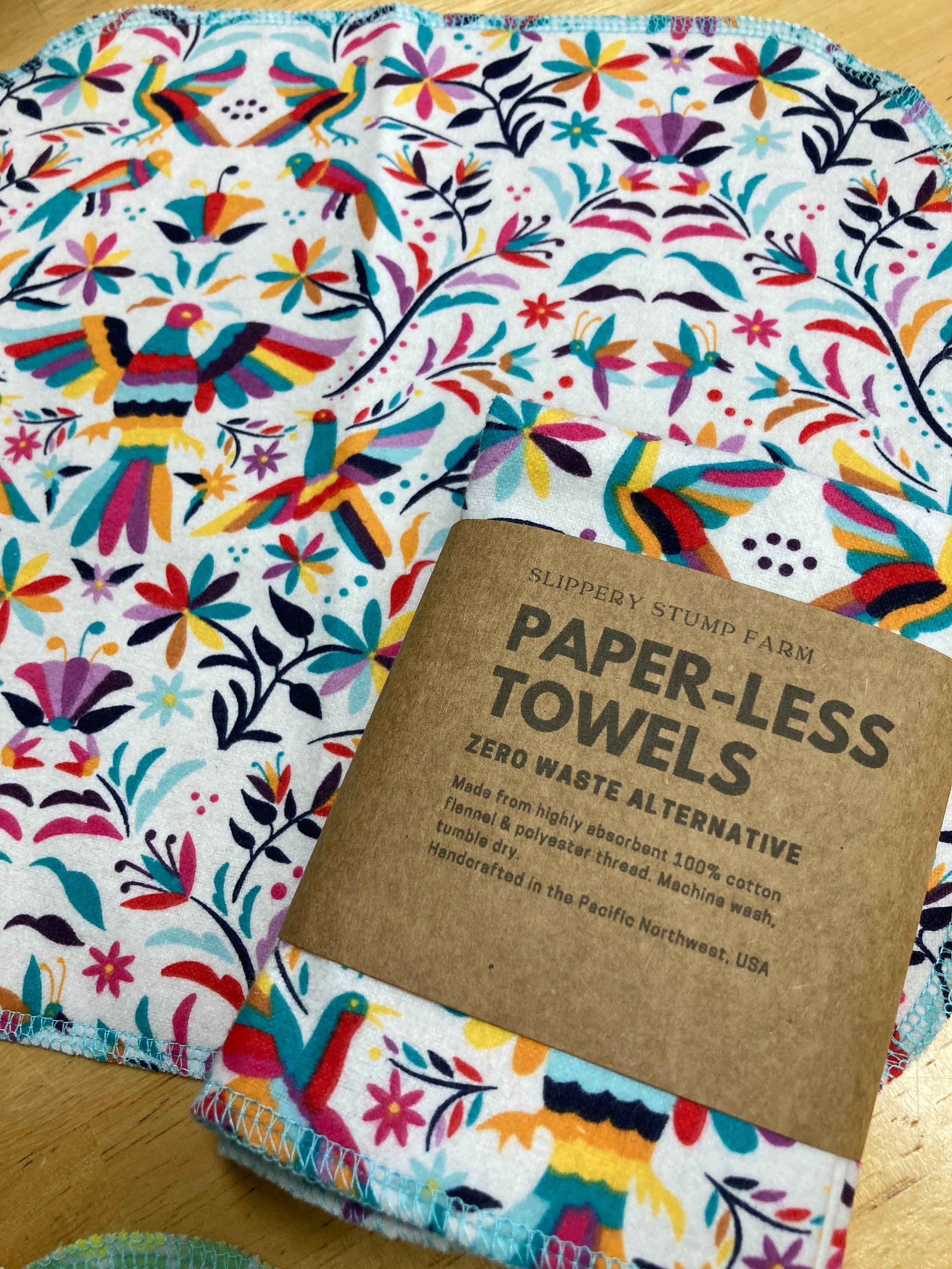 Poyday Reusable Paper Towels Washable: 100Pack Reusable Microfiber Towels  Roll Tear Away 12x12In Eco Friendly Cloth Paper Towels Alternative  Absorbent
