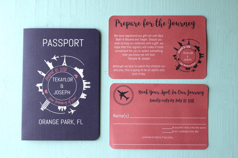 Download Travel Wedding Invitation Suite With Rsvps Details Cards And Envelopes Or Wedding Template With Travel Svg Paper Invitations Announcements Leadcampus Org
