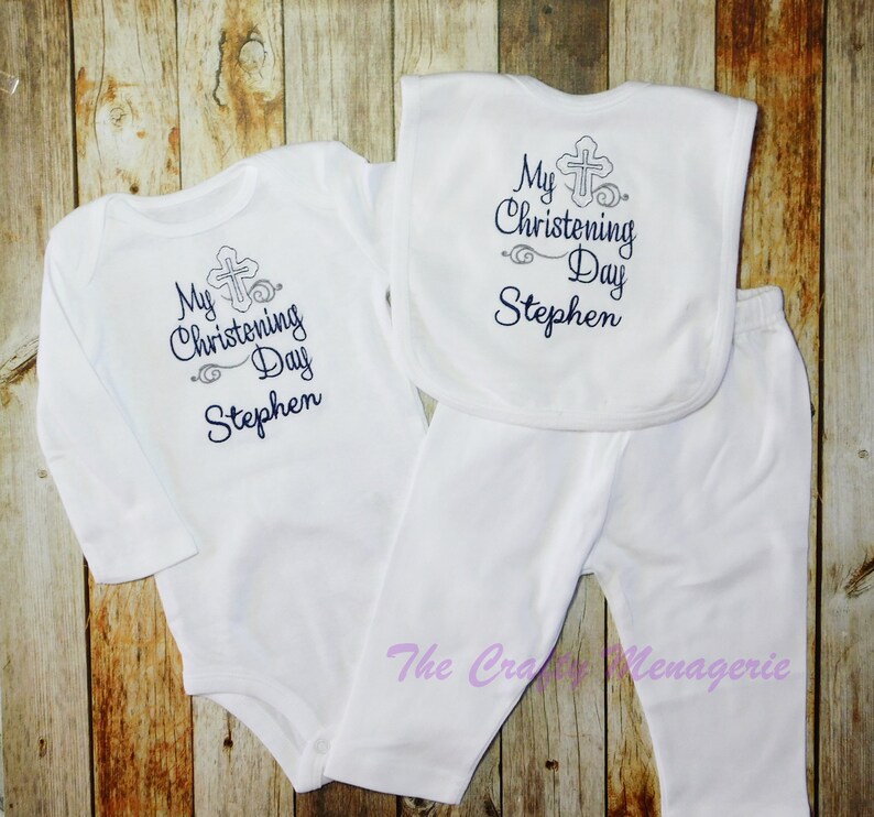 After Baptism Outfit Baby Boy Christening Outfit Baby Boy Etsy