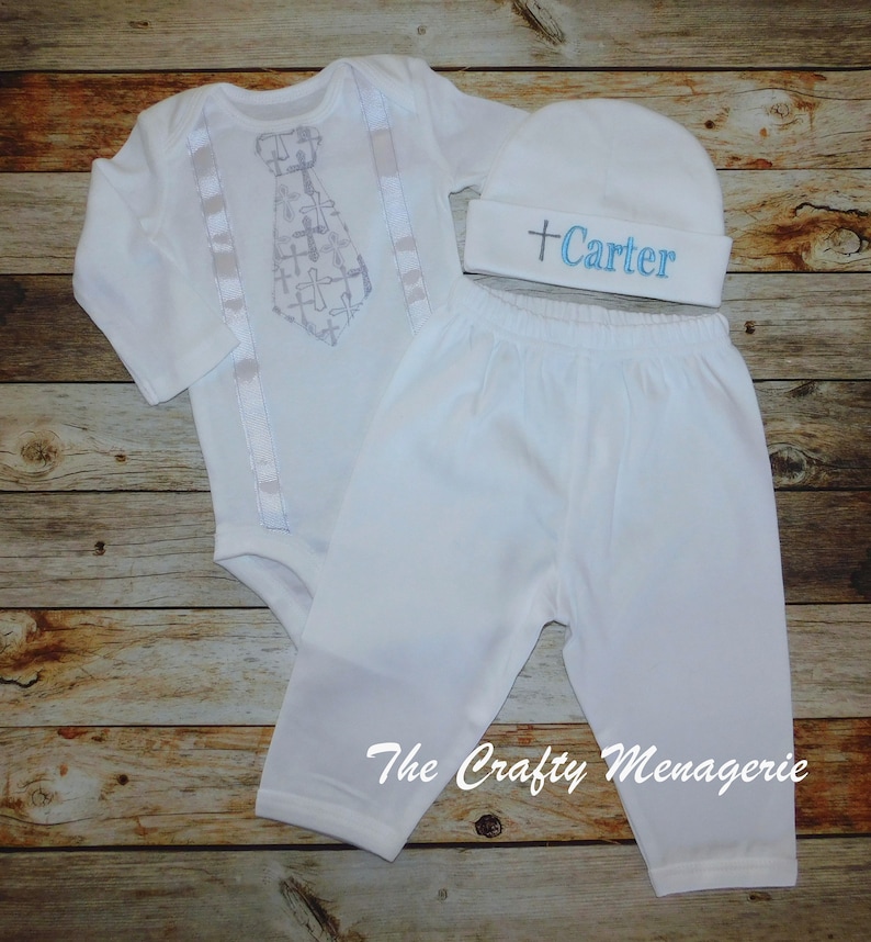 After Baptism Outfit Baby Boy Christening Outfit Baby Boy Etsy