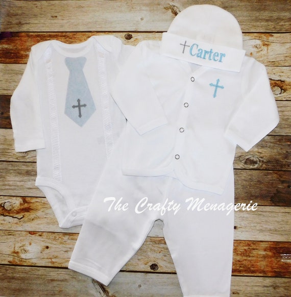 carters baby boy christening outfit