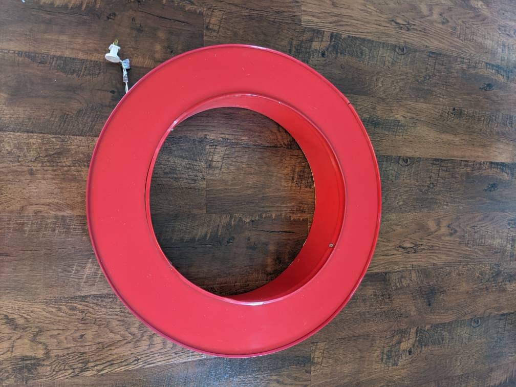 Light Up Circle Letter O Retro Wall Decor Outdoor Decor Large Etsy