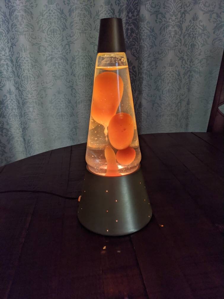 Atomic Lava Lamp Gold Lava Lamp Original Lava Lamp Retro Etsy