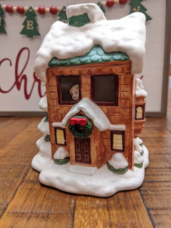 Bachmans Christmas Idea House 2022 Bachman's Wind Up Musical House Ceramic Christmas House | Etsy