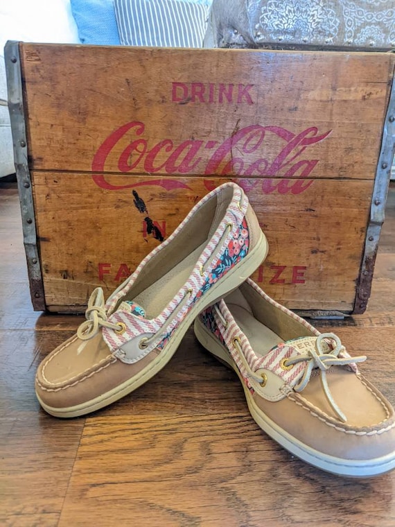 Sperry Boat Shoes Floral Sperry Shoe Nautical Shoes Woman - Etsy Canada