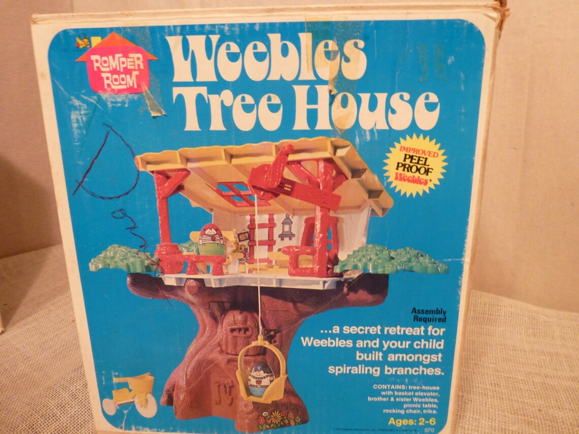 Weebles Vintage Tree House Etsy