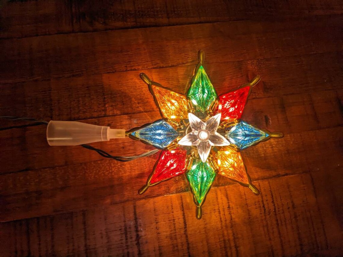 Atomic Tree Star Mid-century Modern Christmas Tree Topper Retro ...