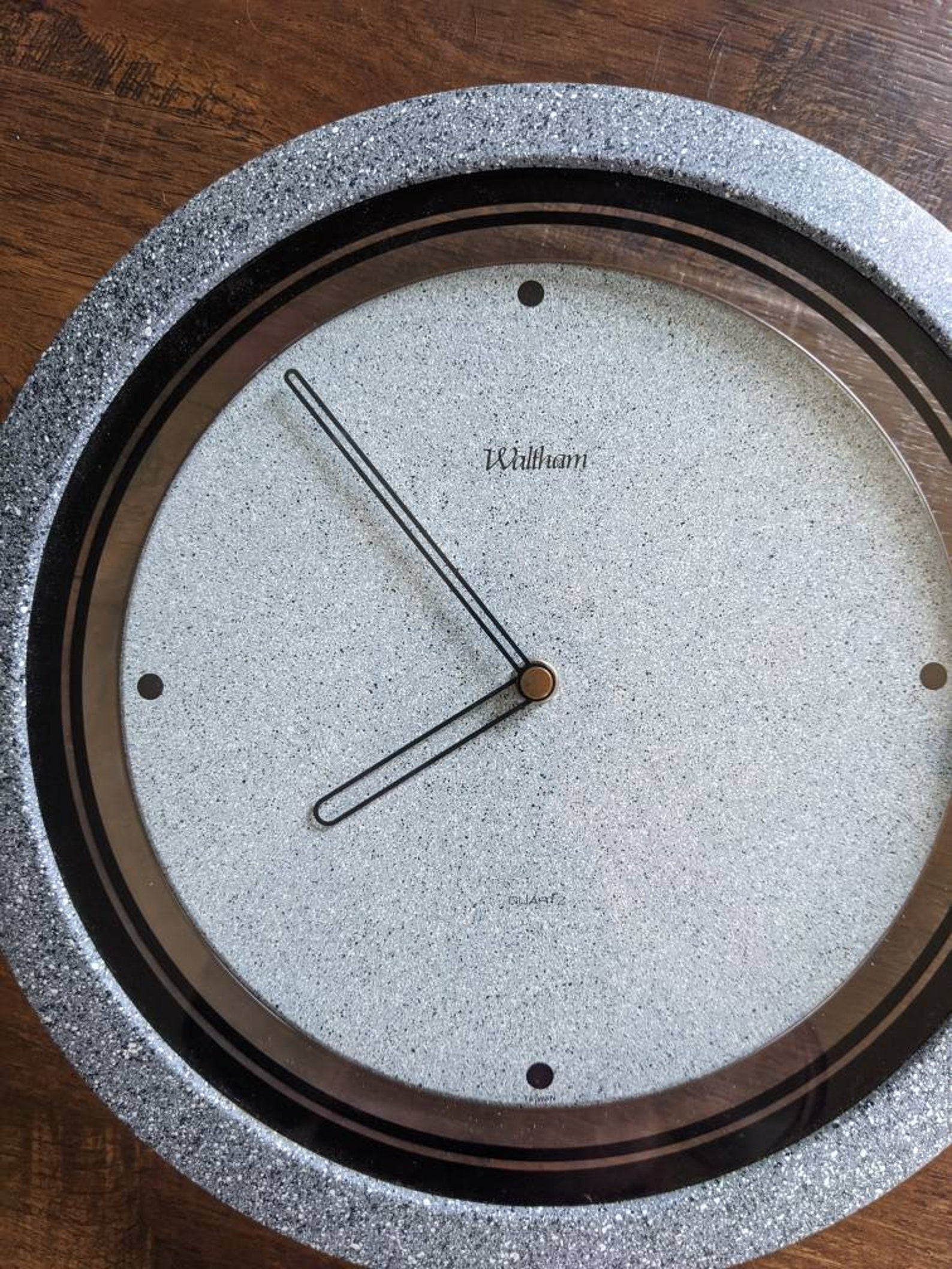 Waltham Wall Clock Modern Clock Midcentury Modern Wall Clock Etsy