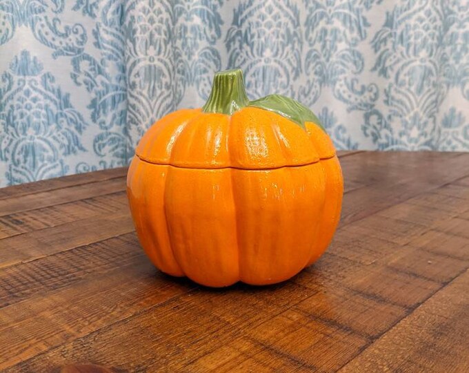 Pumpkin Cookie Jar Halloween Candy Dish Punking Jar Ceramic Pumpkin Happy Halloween Pumpkin Fall