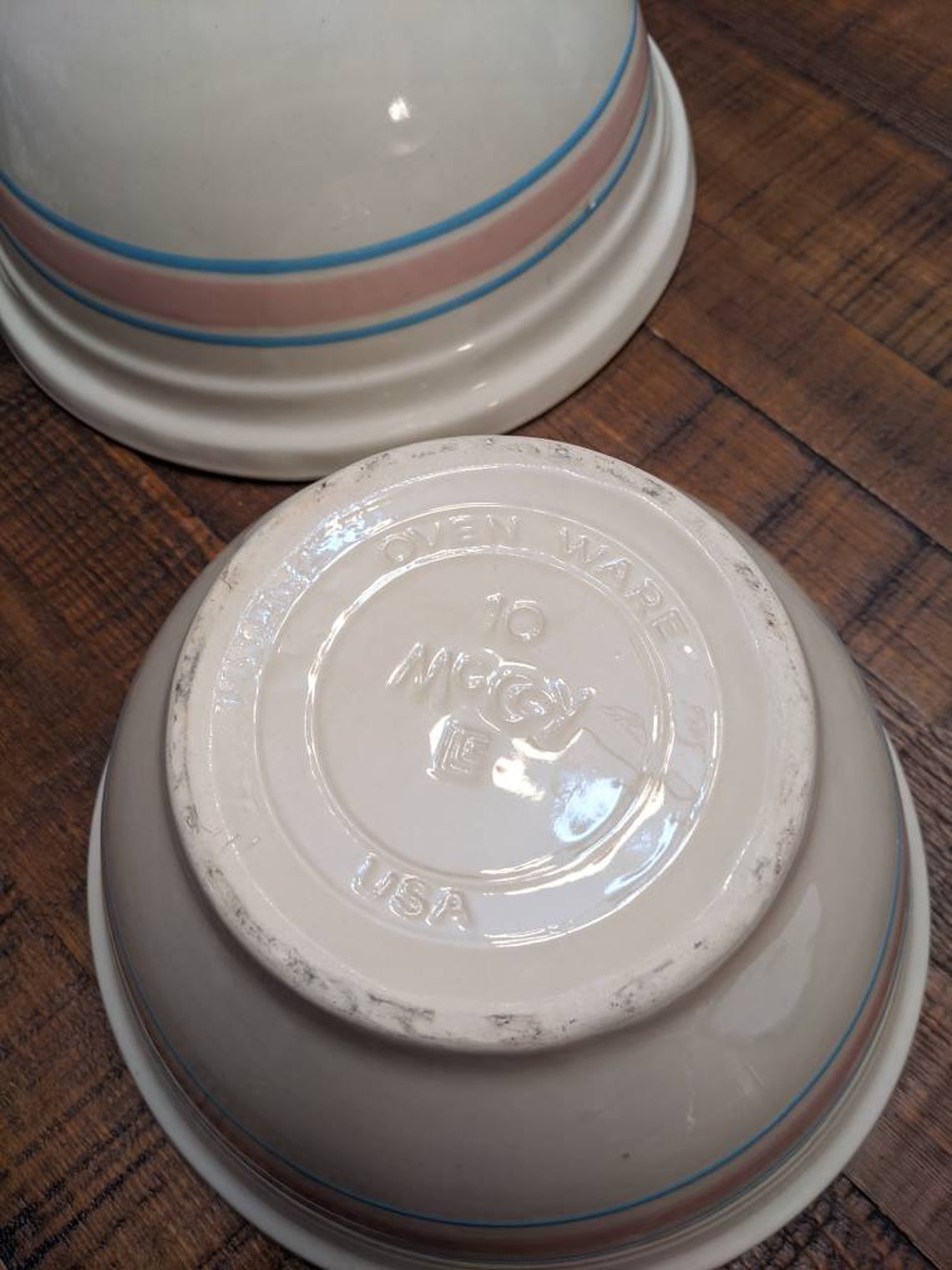 Mccoy Pottery Bowls Ovenware Bowls USA Pottery Kitchen Bowls Etsy UK