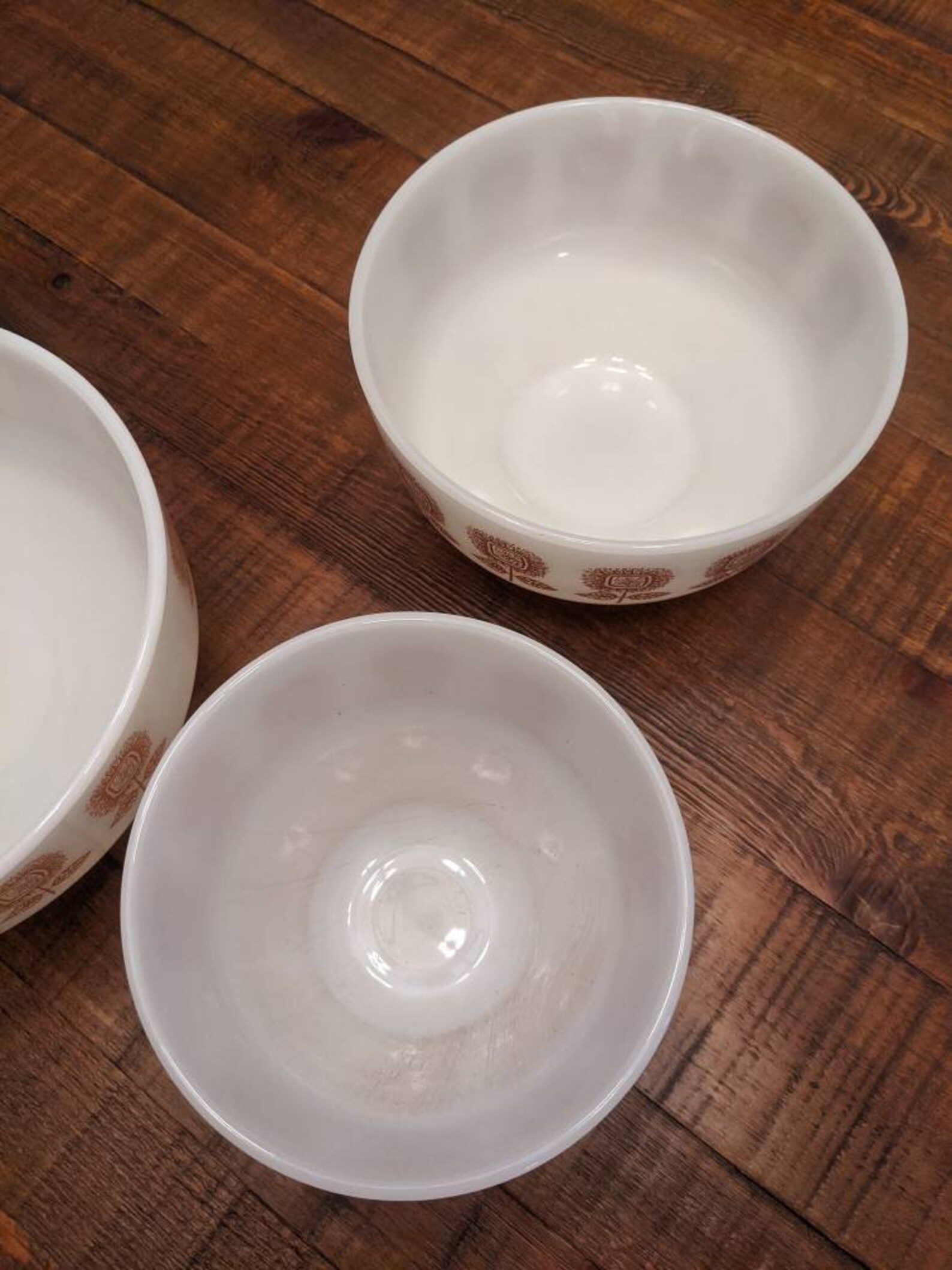 Federal Bowl Set Heatproof Bowls Floral Bowl Set Stacking Etsy