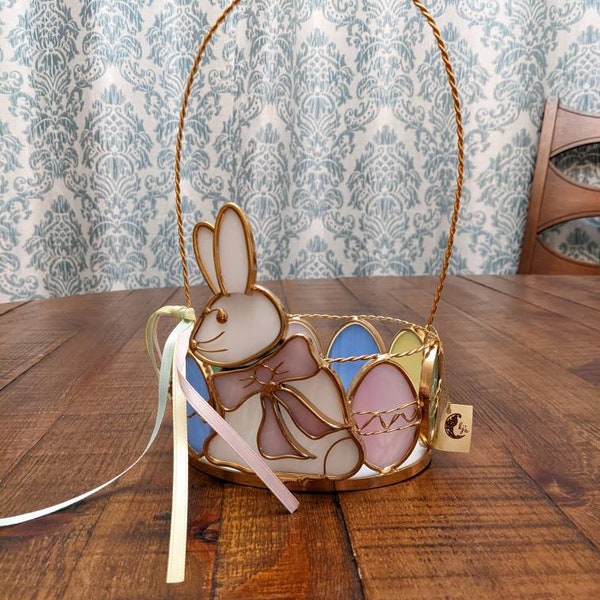 Glass Easter Basket Etsy
