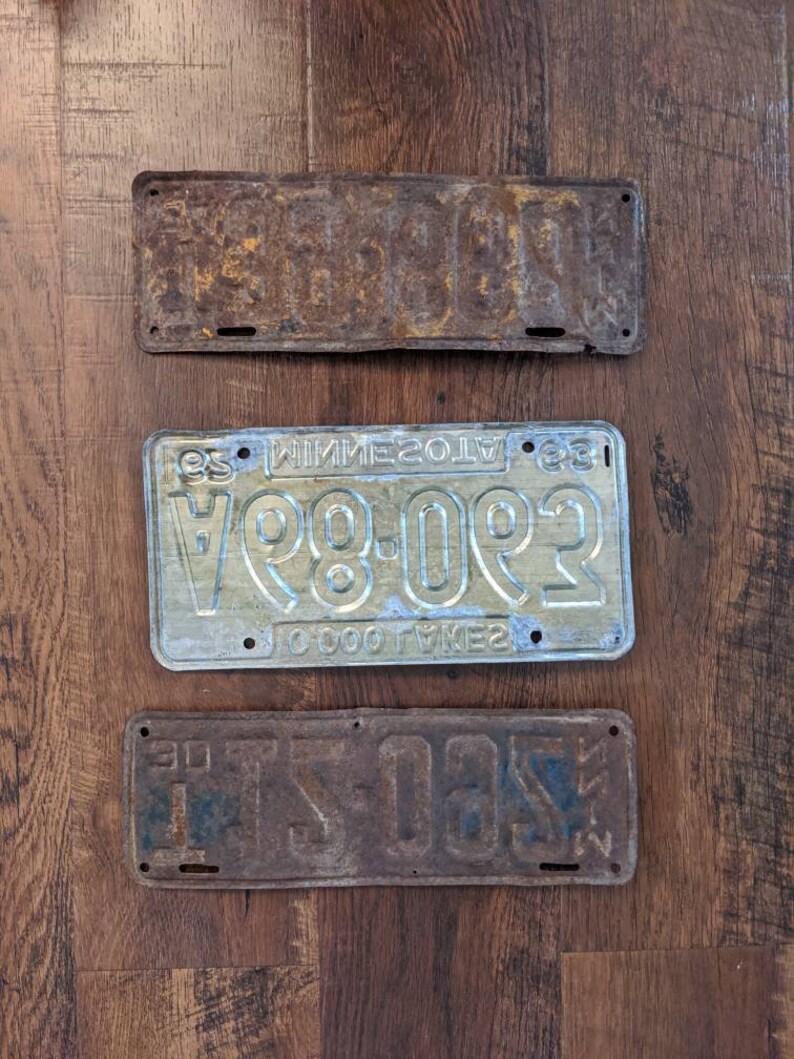 Minnesota License Plates Collectible License Plates 1930 1934 Etsy