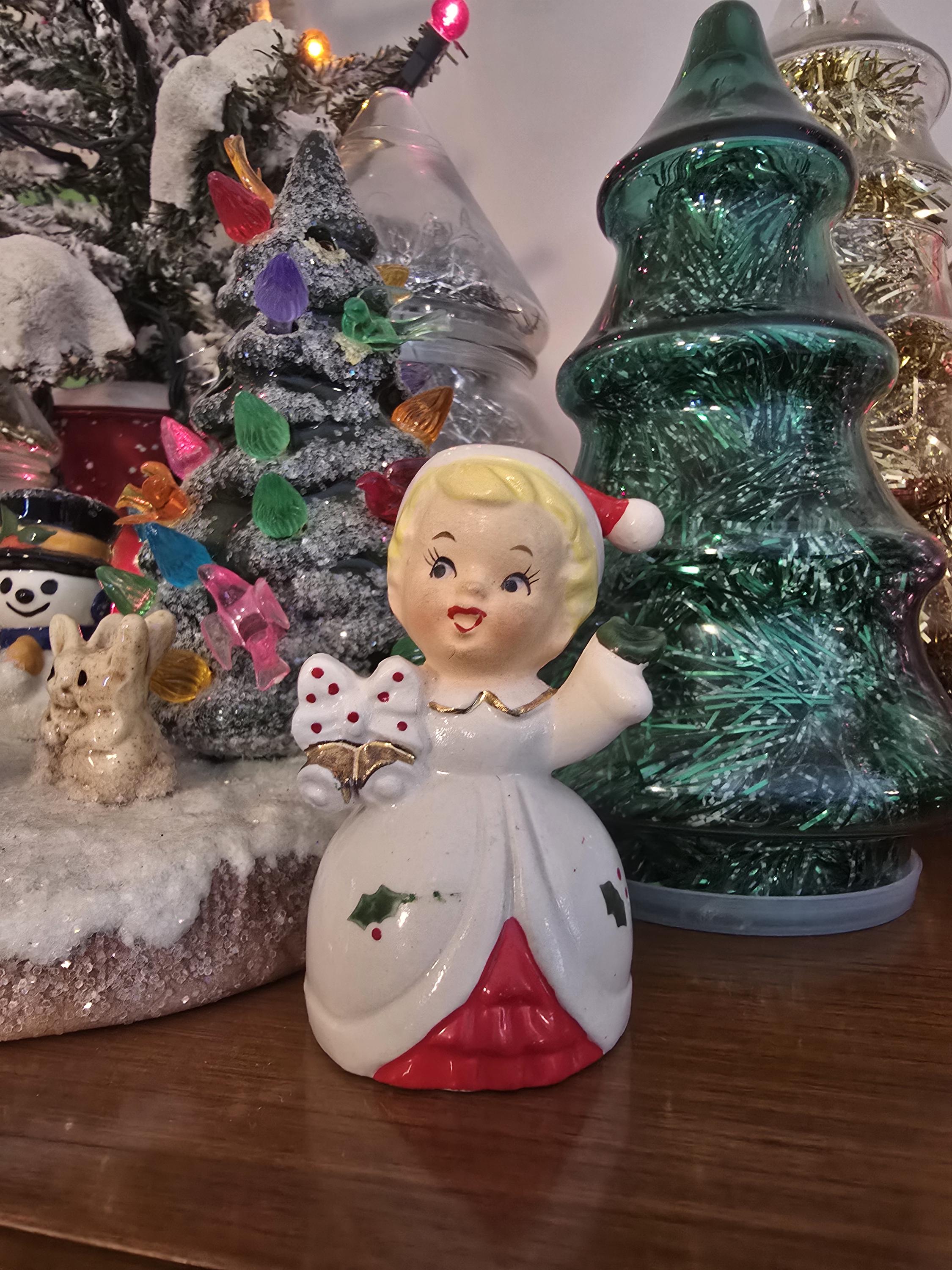 ヴィンテージ ナプコ社 クリスマスフィギュア 陶器製 Vintage 1956