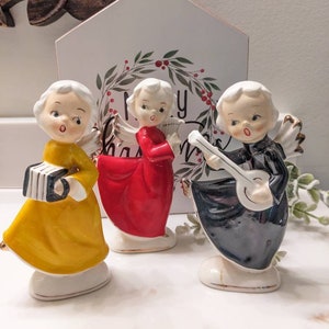 Shafford Angels Playing Instruments Rare Angel Figurines Collectible Angel Girls