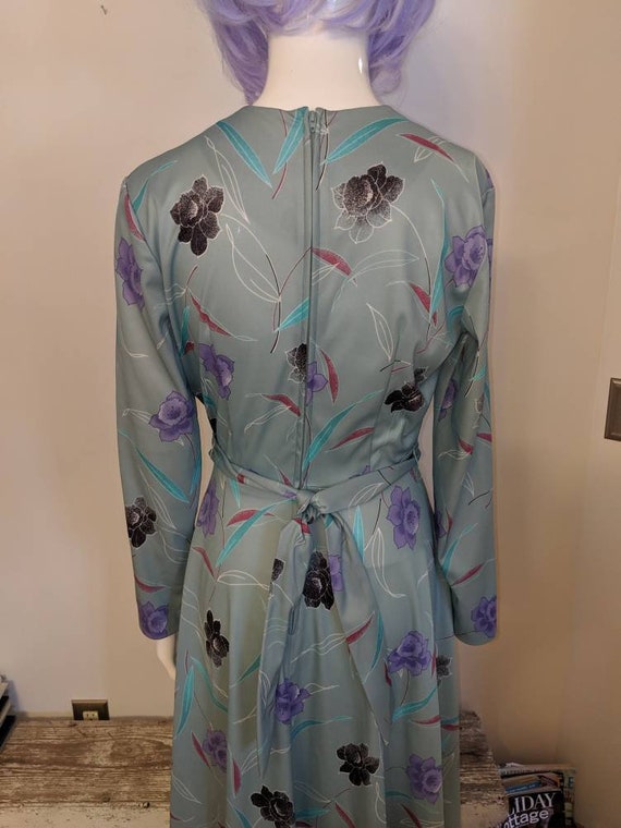 Joan Curtis Dress Retro Dress Floral Dress Pleatt… - image 6