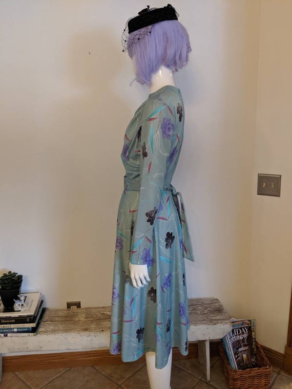 Joan Curtis Dress Retro Dress Floral Dress Pleatt… - image 4