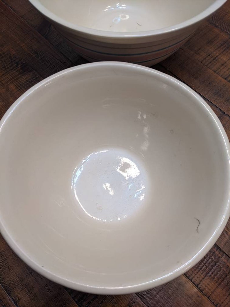 Mccoy Pottery Bowls Ovenware Bowls USA Pottery Kitchen Bowls | Etsy