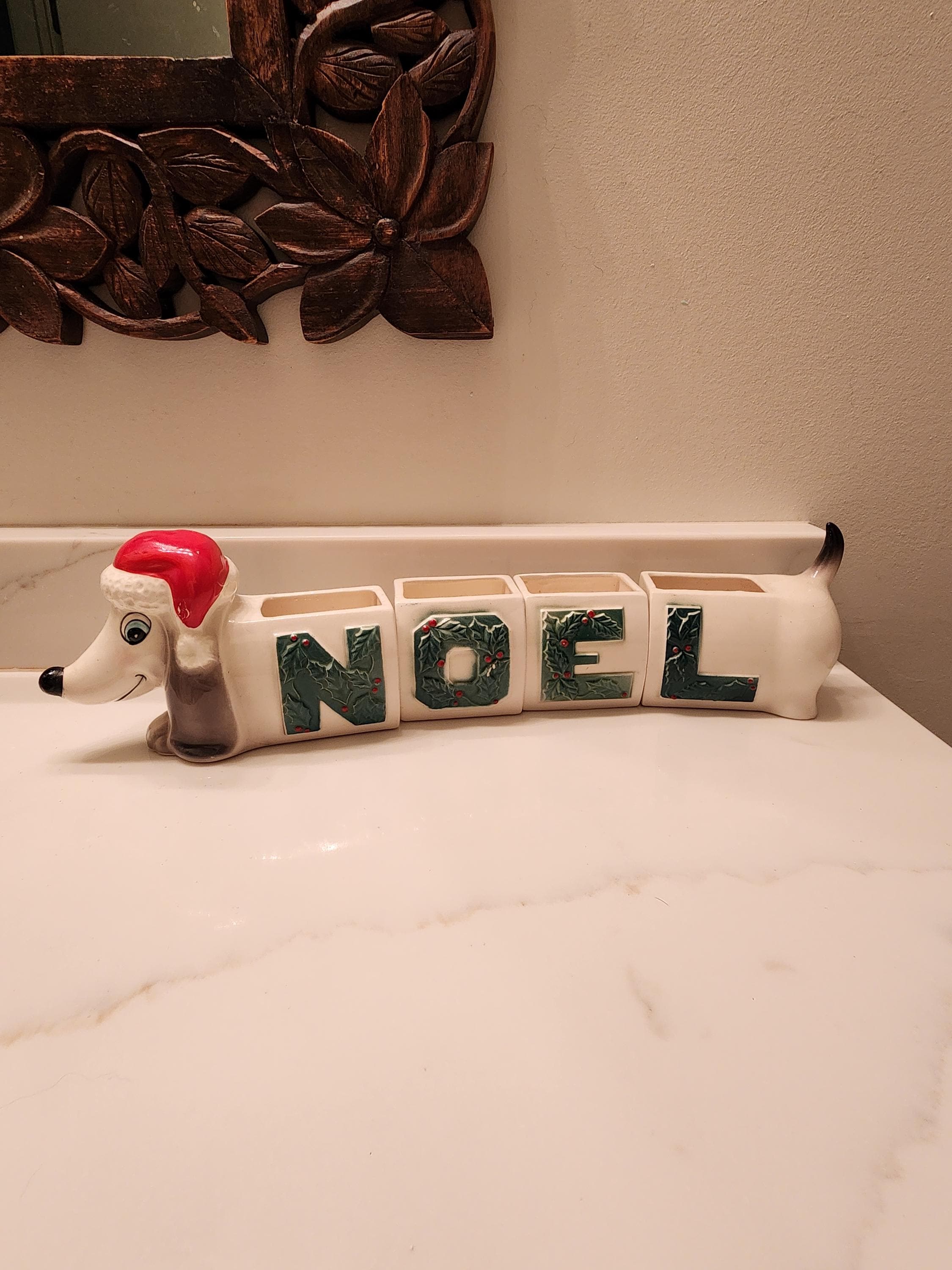 RARE Vintage Lipper & Mann Creations Japan NOEL Snack Hound Dog