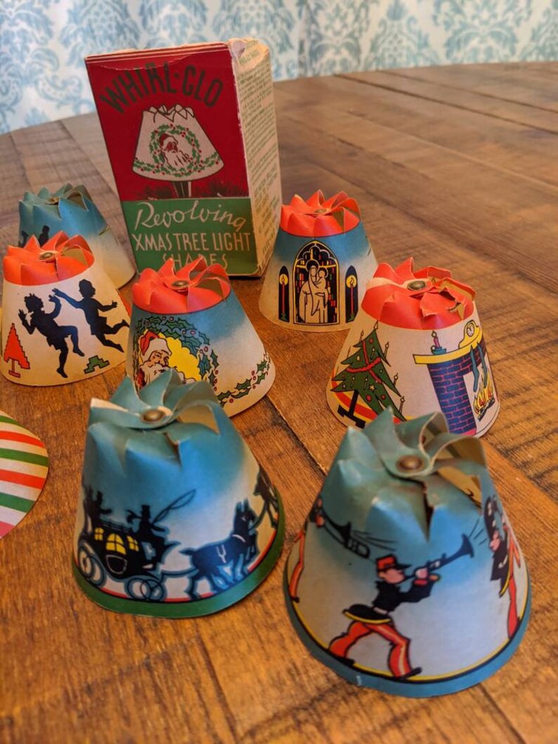 Vintage Rotating Christmas Tree Light 