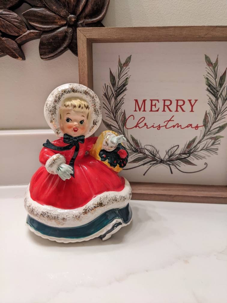Norcrest Christmas Girl - Etsy
