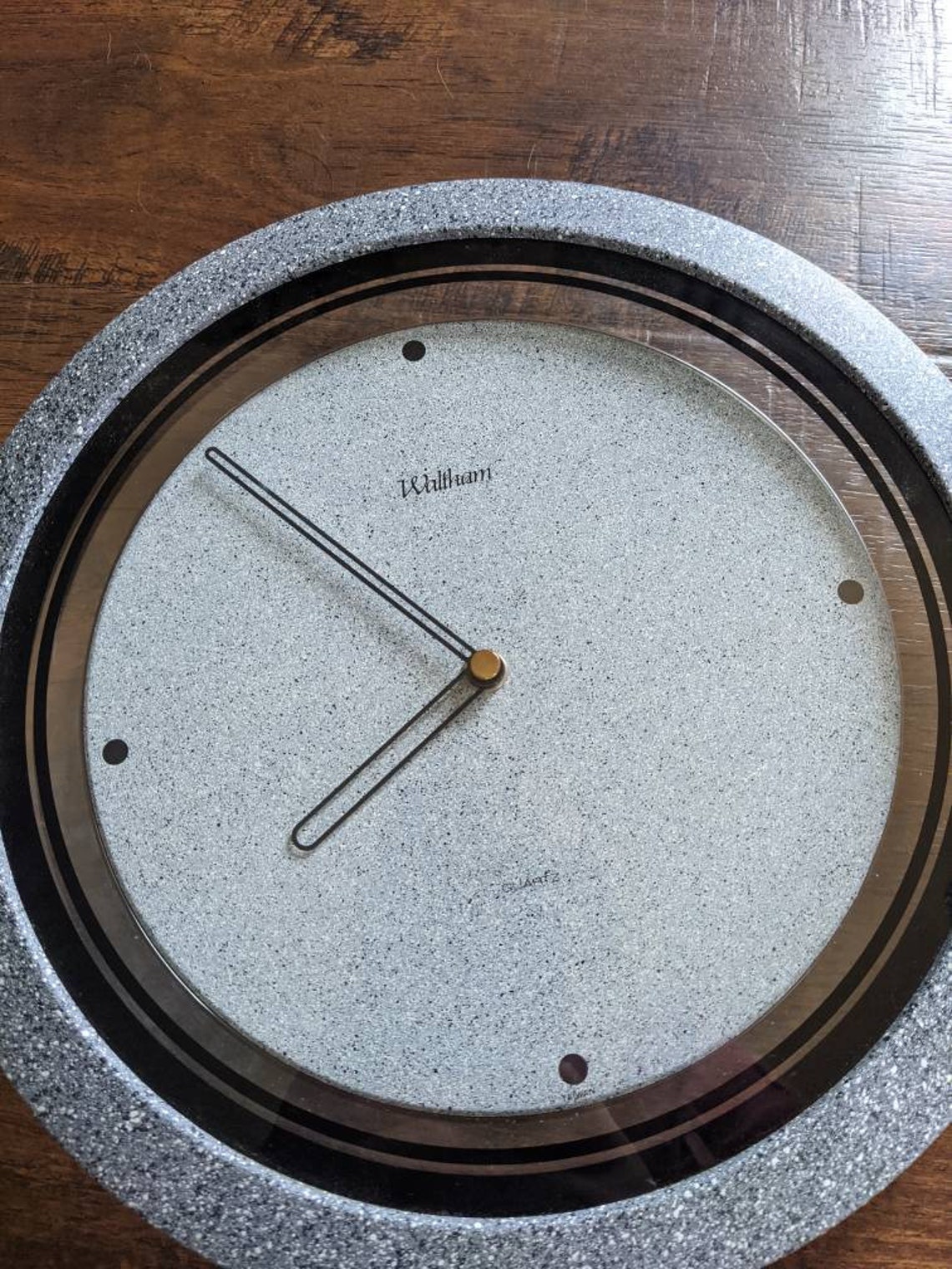 Waltham Wall Clock Modern Clock Midcentury Modern Wall Clock Etsy