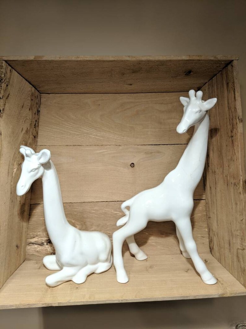 Large Ceramic Giraffe Mid Century Modern Giraffe Sculpture Art | Etsy