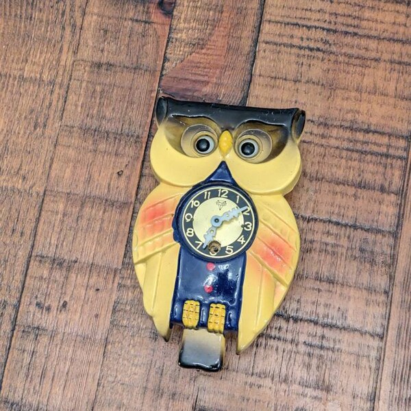 Owl Clock Etsy