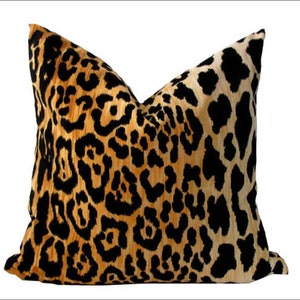 Leopard Velvet Bolster Pillow Cover Queen King Bolster Pillow Etsy