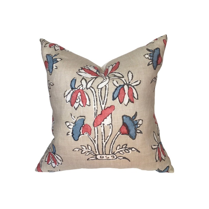 Thibaut Lily Flower Designer Pillow Cover - Thumbnail 2