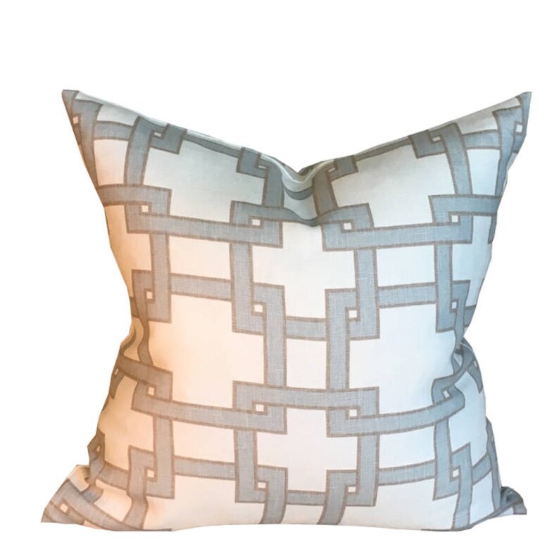 Kravet Citysquare Mistymorn Designer pillow Cover Double Sided