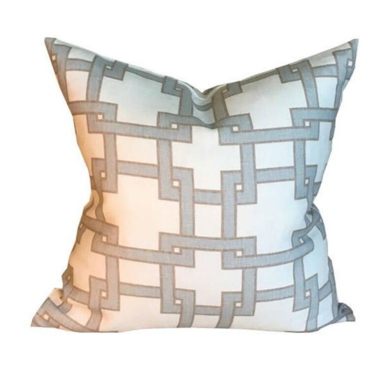 Kravet Citysquare Mistymorn Designer pillow Cover Double Sided