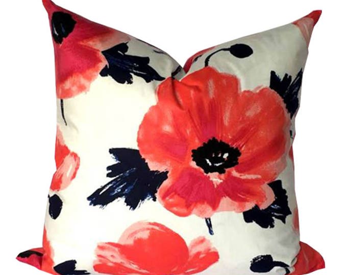 Kate Spade Pillow Cover Amapola in Maraschino Etsy