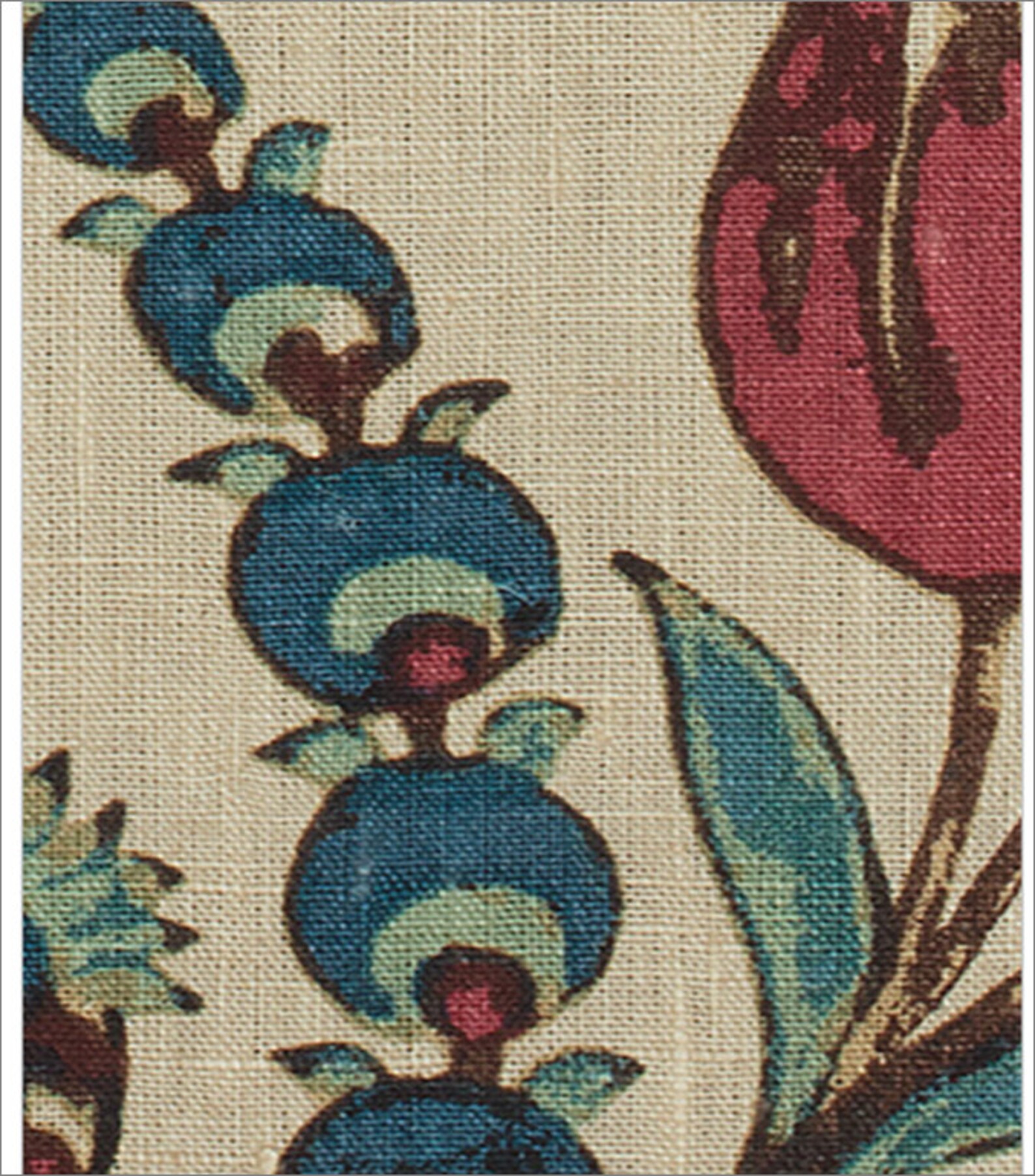 Thibaut Cornelia Designer Pillow Cover in Colorway Red and Etsy