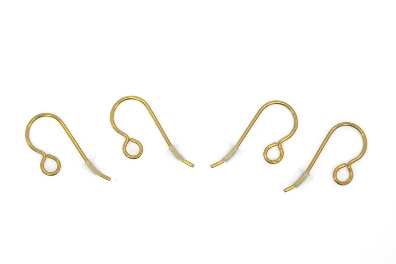 Pure Titanium Ear Wires Gold Tone Available image 6