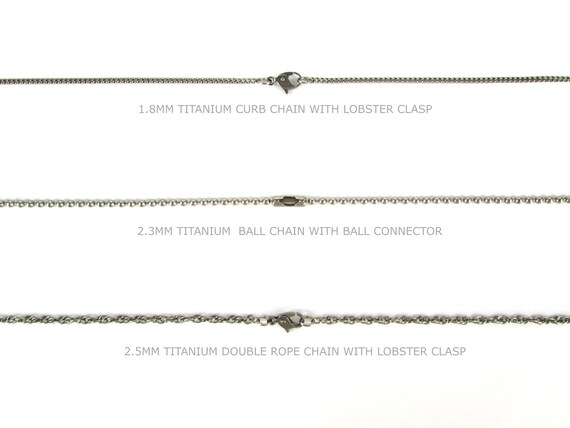 titanium rope chain