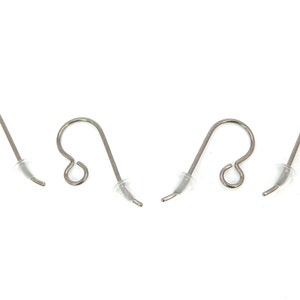 Pure Titanium Ear Wires Gold Tone Available - Etsy