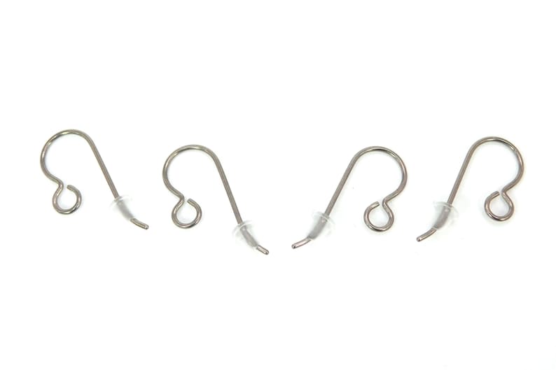 Pure Titanium Ear Wires Gold Tone Available image 5