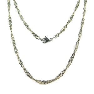 Reine Titan Singapur Halskette Kette - 3.5 mm