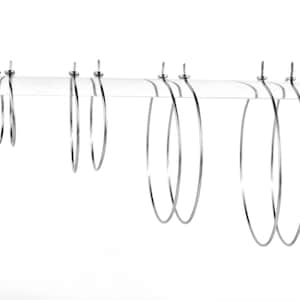 Pure Titanium Wire Hoop Earrings - Colors Available