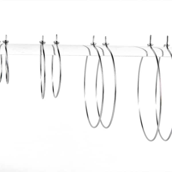 Pure Titanium Wire Hoop Earrings - Colors Available